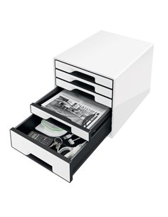 Cassettiera drawer Cabinet CUBE 5 bianco Leitz 52531001 LEITZ CASSETTIERE DA SCRIVANIA 2