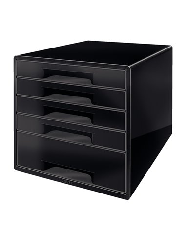 Cassettiera drawer Cabinet CUBE 5 nero Leitz 52531095 LEITZ CASSETTIERE DA SCRIVANIA