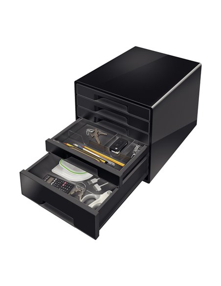 Cassettiera drawer Cabinet CUBE 5 nero Leitz 52531095 LEITZ CASSETTIERE DA SCRIVANIA