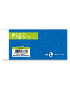 BLOCCO NUMERATO 1-100 colori assortiti 13x6cm art. 12/10B BM 0102189 BM 12/10B BM BLOCCHI A CUBO-BLOCCHI NUMERATI
