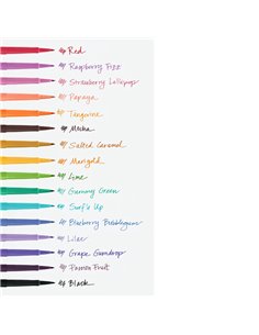 Astuccio 16 colori Candy Pop Pennarello Flair Nylon Papermate 2061395 PAPERMATE PUNTA FELTRO 2