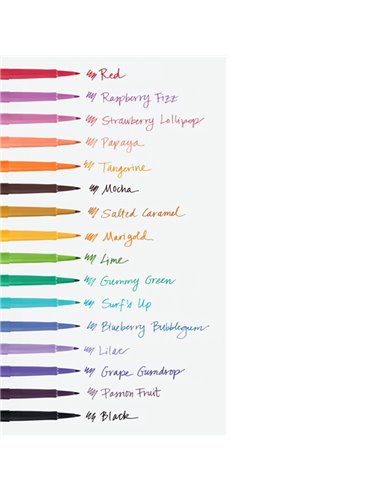 Astuccio 16 colori Candy Pop Pennarello Flair Nylon Papermate 2061395 PAPERMATE PUNTA FELTRO