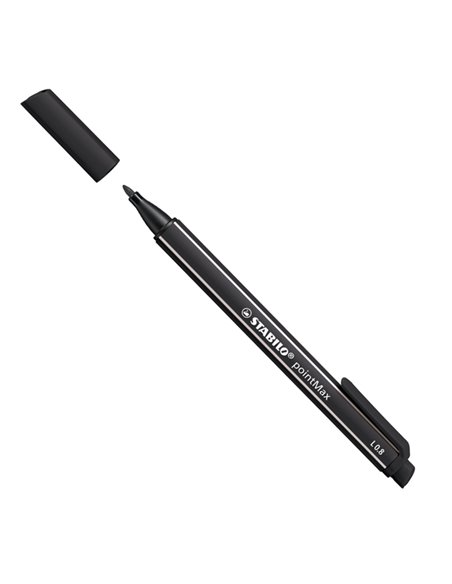 Pennarello Point Max punta 0,8mm nero Stabilo 488/46 STABILO PUNTA FELTRO