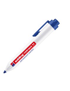 Marcatore permanente 11 Retract punta conica blu Edding 4-11003