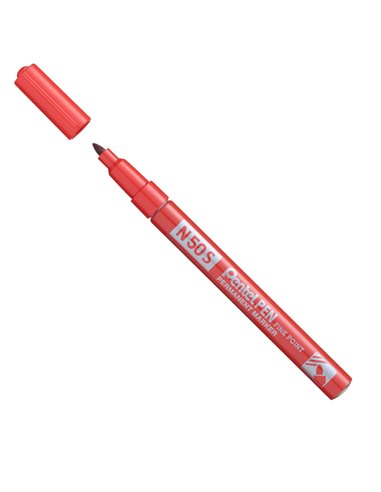 Marcatore N50 slim rosso punta tonda 3,18mm Pentel N50S-B PENTEL PERMANENTI