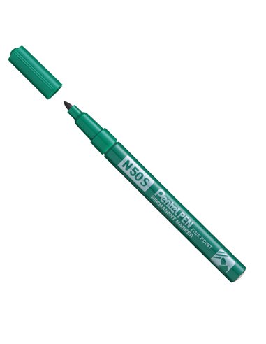 Marcatore N50 slim verde punta tonda 3,18mm Pentel N50S-D