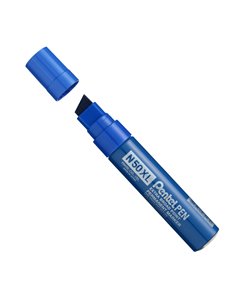 Marcatore N50 extra large blu punta a scalpello 8-15,4mm Pentel N50XL-C