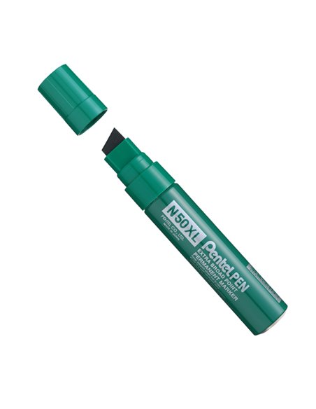 Marcatore N50 extra large verde punta a scalpello 8-15,4mm Pentel N50XL-D PENTEL PERMANENTI