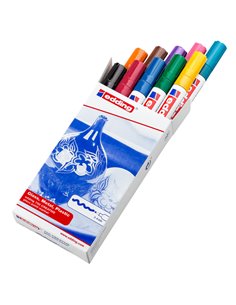 Astuccio 10 marcatori 750 punta media vernice colori assortiti Edding 4-750-9-999 EDDING A VERNICE
