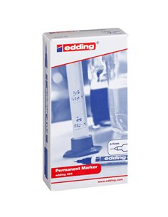 Marcatore permanente extra-fine Edding 404 punta 0,75mm nero 4-404001 EDDING PERMANENTI 2