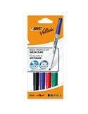 Astuccio 4 pennarelli VELLEDA 1741 punta tonda whiteboard colori assortiti BIC® 503842