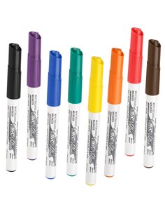 Astuccio 8 pennarelli VELLEDA 1741 punta tonda whiteboard colori assortiti BIC® 503844 2