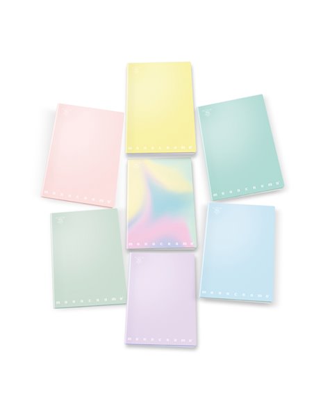 Maxiquaderno A4 80gr 40+2fg 5mm c/margine linea Pastel Monocromo Pigna 02298900Q PIGNA QUADERNI PUNTO METALLICO