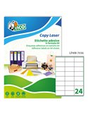 Etichetta adesiva LP4W bianca 100fg A4 70x36mm (24et/fg) Laser Tico LP4W-7036