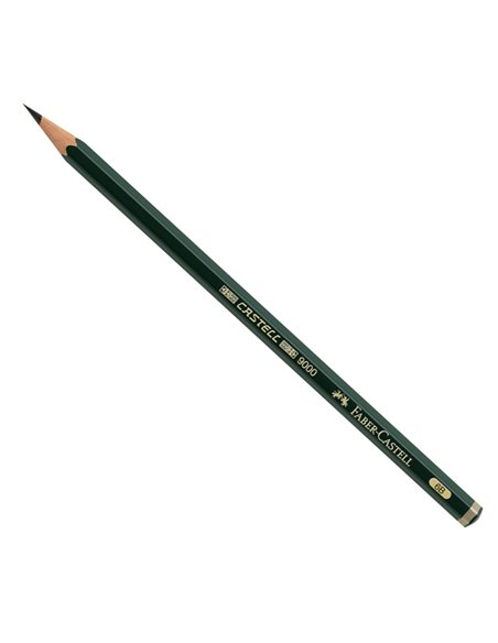 MATITA GRAFITE CASTELL 9000 6B esagonale FABER CASTELL 119006