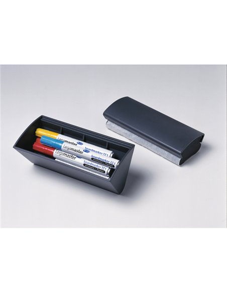 Porta marcatori magnetico con cancellino Legamaster 7-122500 LEGAMASTER CANCELLINI E KIT PER LAVAGNE