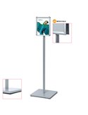 Display Catching Pole Standard A3 Bifacciale CAPOA3R25D