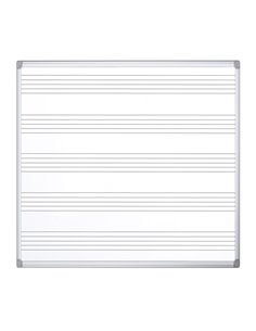 Lavagna magnetica con pentagramma 120x120cm Maya Musica Bi-Office CR1791170