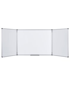 Lavagna magnetica smaltata 90x240cm Maya Trio Bi-Office TR02030207170 BI-OFFICE LAVAGNE MAGNETICHE