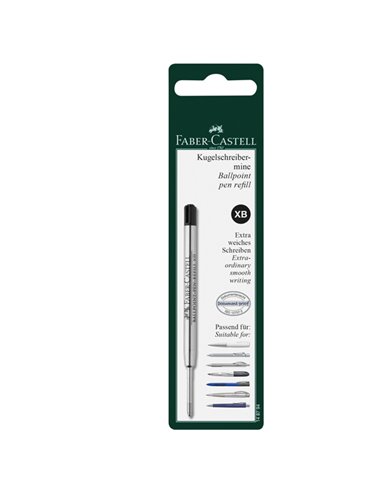 Blister refill XB nero per penna Poly Ball Faber Castell 148794 FABER-CASTELL REFILL SFERA