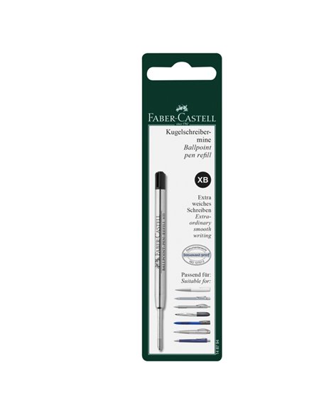 Blister refill XB nero per penna Poly Ball Faber Castell 148794 FABER-CASTELL REFILL SFERA