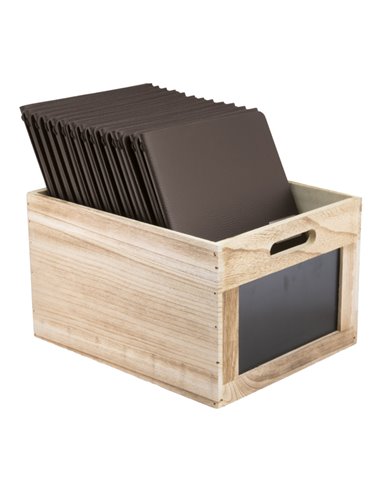 Scatola Porta MenU' con lavagna 21x35x28,3cm Securit CR-CB SECURIT PORTA MENU' e ACCESSORI