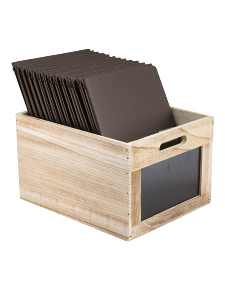 Scatola Porta MenU' con lavagna 21x35x28,3cm Securit CR-CB SECURIT PORTA MENU' e ACCESSORI