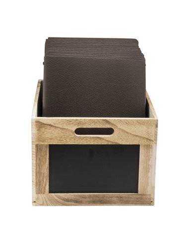 Scatola Porta MenU' con lavagna 21x35x28,3cm Securit CR-CB SECURIT PORTA MENU' e ACCESSORI