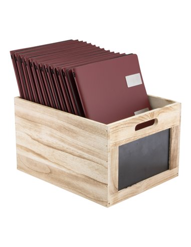 Scatola Porta MenU' con lavagna 21x35x28,3cm Securit CR-CB SECURIT PORTA MENU' e ACCESSORI
