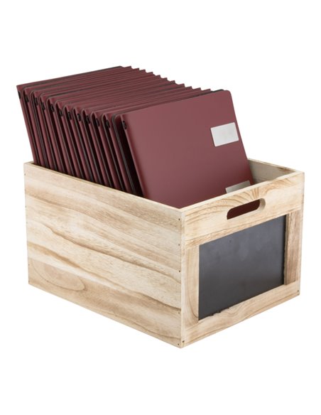 Scatola Porta MenU' con lavagna 21x35x28,3cm Securit CR-CB SECURIT PORTA MENU' e ACCESSORI