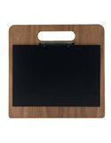 Porta menU' Chopping Board in legno con anelli 32,7x30cm Securit MC-WALA4-CH