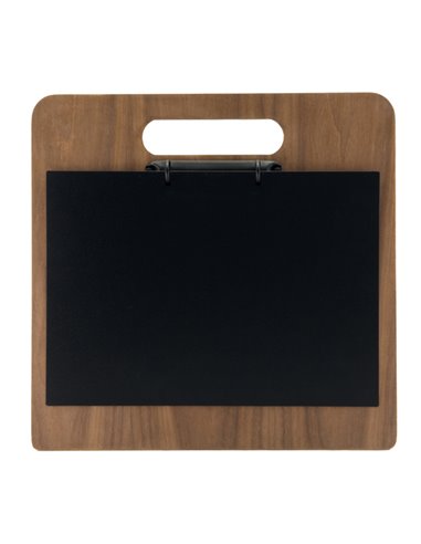 Porta menU' Chopping Board in legno con anelli 32,7x30cm Securit MC-WALA4-CH