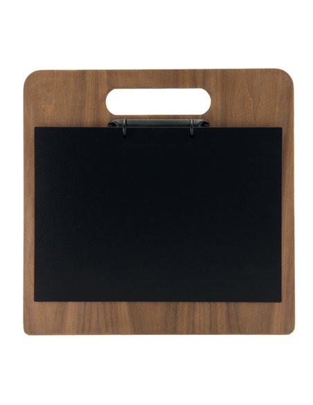 Porta menU' Chopping Board in legno con anelli 32,7x30cm Securit MC-WALA4-CH