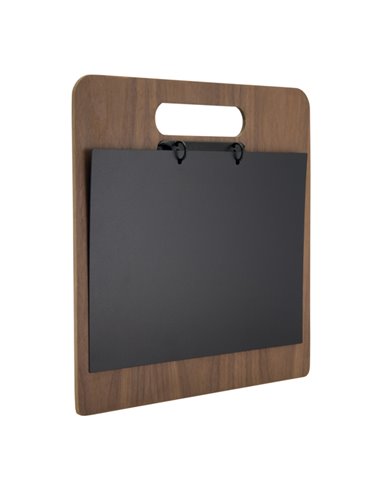 Porta menU' Chopping Board in legno con anelli 32,7x30cm Securit MC-WALA4-CH
