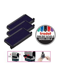 Blister da 3 tamponi 6/4913 blu Trodat 1498