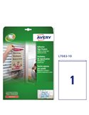 Conf. 10 Tasche adesive A4-21x29,7cm L7083 Avery L7083-10