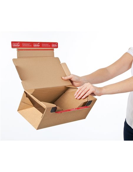 Scatola Return Box 28,2x19,1x9cm (S) CP069 Colompac CO069.02.020 COLOMPAC SCATOLE E TUBI PER SPEDIZIONE