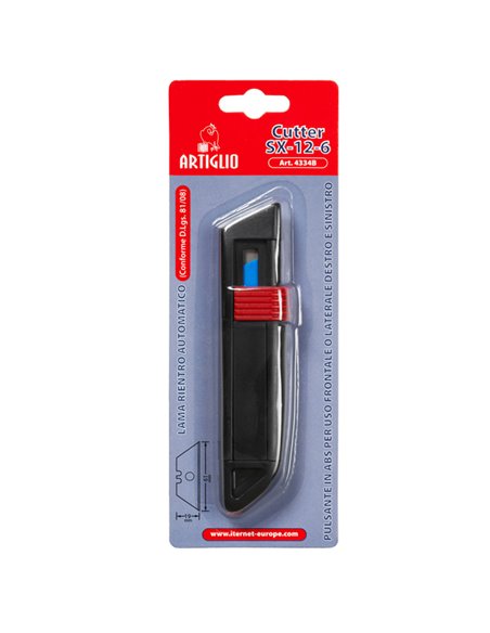 Cutter SX-12-6 lama a rientro automatico Artiglio 4334B