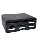 Cassettiera Toolbox 4 cassetti nero Exacompta 319714D