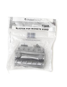 Blister 20 portamonete in PVC 1cent trasparente 8000/20 HolenBecky PORTAVALORI-CASSEFORTI