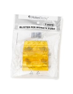 Blister 20 Portamonete in PVC 1euro giallo 8006/20 HolenBecky PORTAVALORI-CASSEFORTI