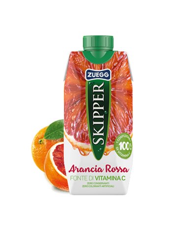 Succo Skipper gusto Arancia Rossa BRICK 330ml Zuegg ZUFRO Zuegg BEVANDE
