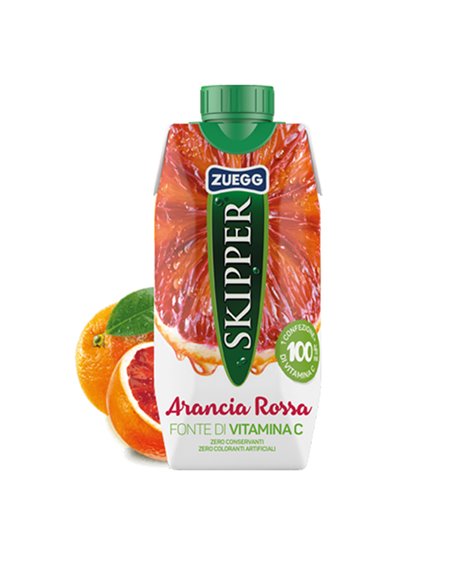 Succo Skipper gusto Arancia Rossa BRICK 330ml Zuegg ZUFRO Zuegg BEVANDE