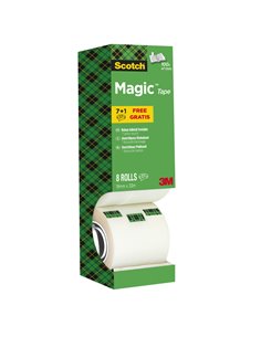 Value Pack 7+1 nastri adesivi Scotch® Magic™ 810 19mmx33mt 7100026960