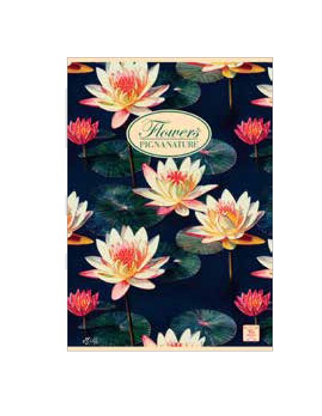 MAXIQUADERNO A4 40fg+2 80gr 5mm NATURE FLOWERS PIGNA 02298855M