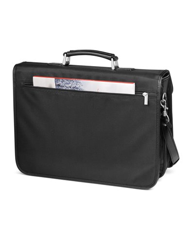 Cartella in tessuto extra strong nero dim. 44x31x20 CityTime 61335. City Time BORSE-CARTELLE-VALIGIE
