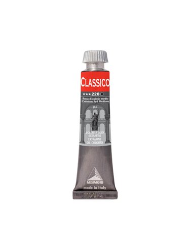Colore a olio extrafine 20ml rosso cadmio medio Maimeri M0302228