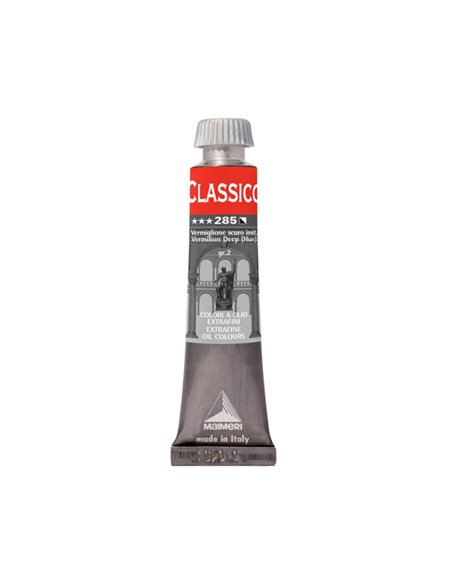 Colore a olio extrafine 20ml vermiglione scuro imitazione Maimeri M0302285