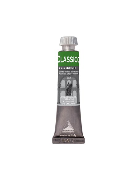 Colore a olio extrafine 20ml verde ossido di cromo Maimeri M0302336