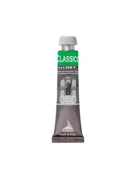 Colore a olio extrafine 20ml verde permanente chiaro Maimeri M0302339 MAIMERI TEMPERE VERNICI E ACQUERELLI